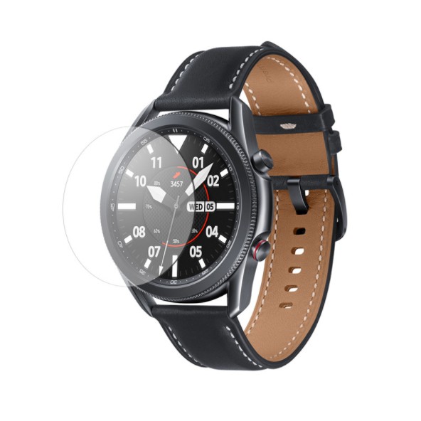 Bộ 3 miếng dán kính cường lực Gor cho đồng hồ Samsung Galaxy Watch 3 trong suốt, vát cạnh 2.5D, tặng keo chống hở mép.