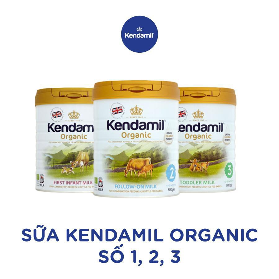 {Mẫu mới} Sữa Kendamil Organic nhập nguyên lon từ anh loại 800g - date luôn mới