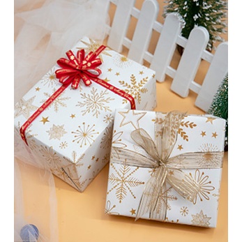 Giấy Gói Qùa Giáng Sinh Giấy Gói Quà Noel Ấm Áp Mùa Đông