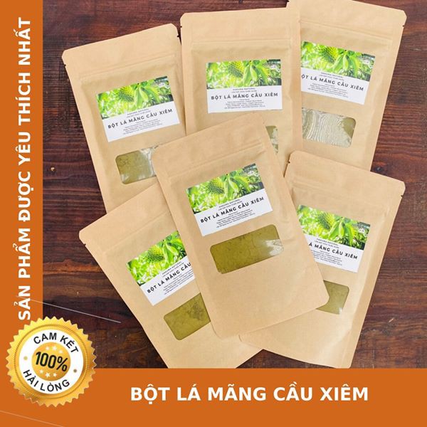 Bột Lá Mãng Cầu Xiêm Cung Cấp Dinh Dưỡng Và Làm Đẹp-Túi 50g 