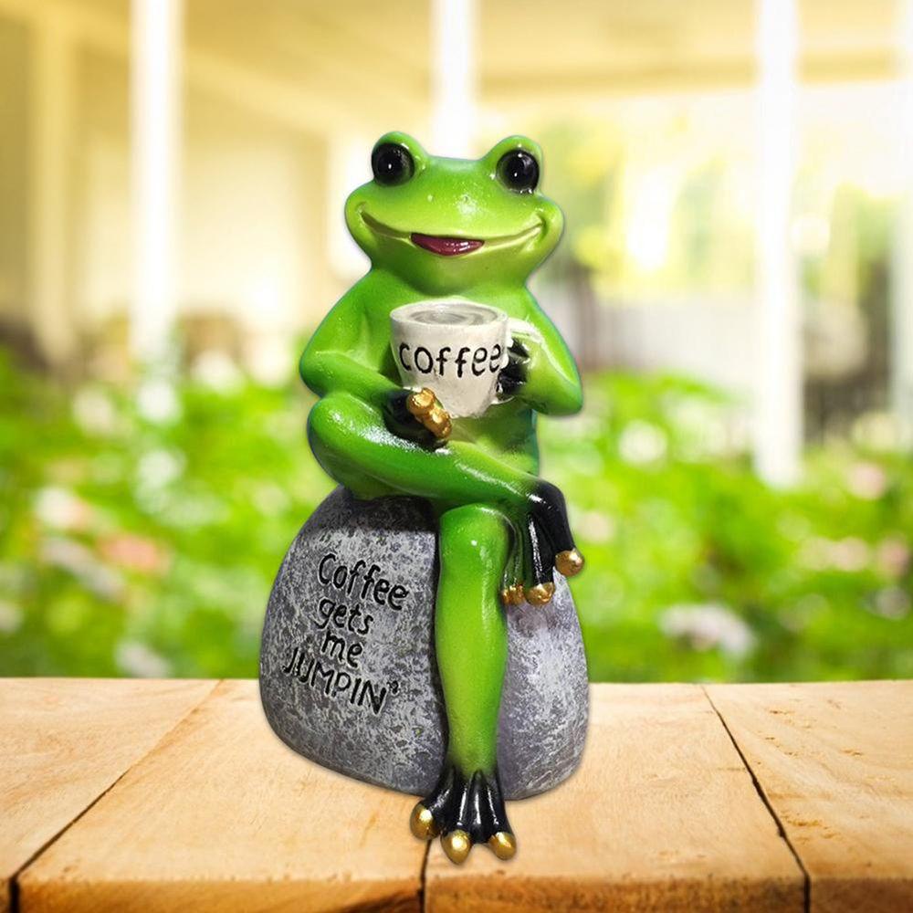 Mô Hình Chú Ếch SUYO Điêu Khắc Sáng Tạo Trang Trí Sân Vườn