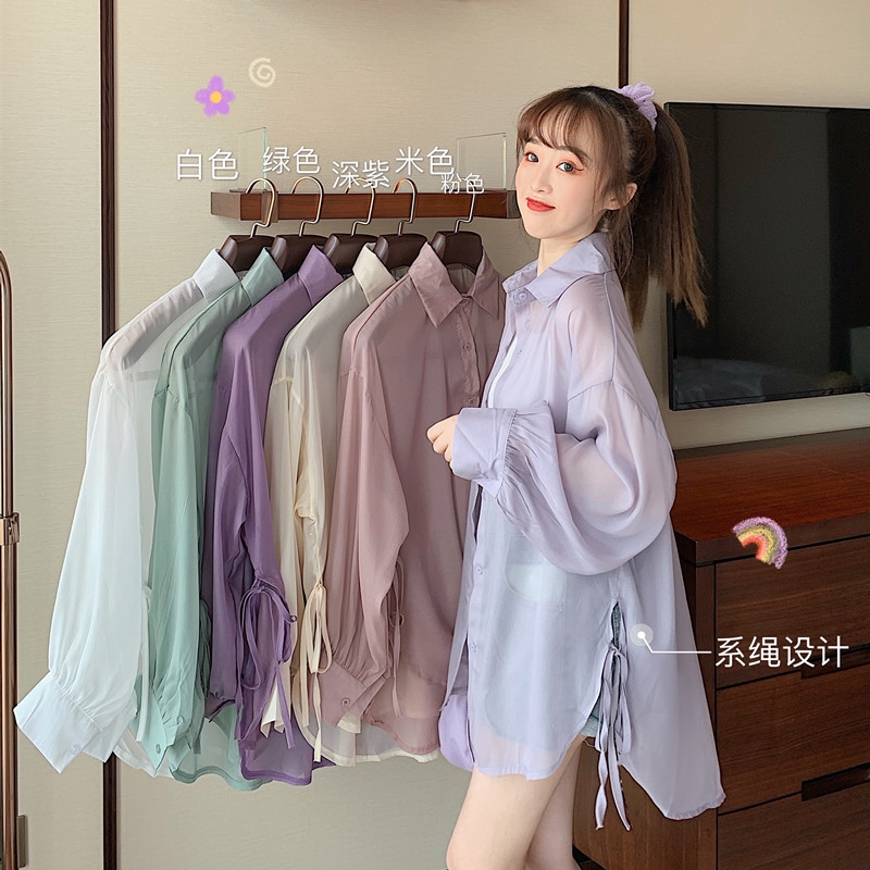 Áo Sơ Mi Tay Dài Chống Nắng Thời Trang Cho Nữ | BigBuy360 - bigbuy360.vn