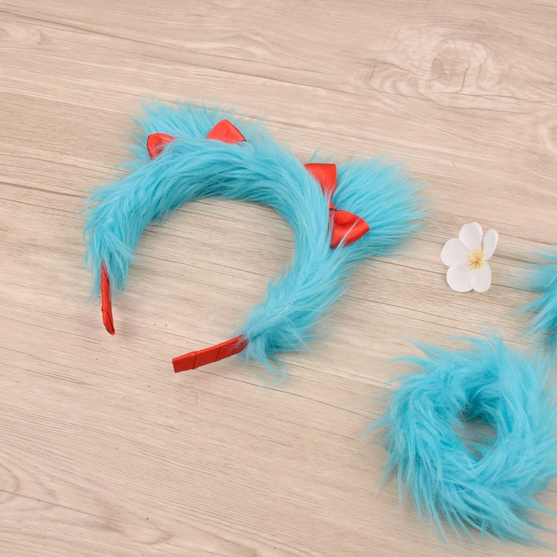 Flgo Vòng Đeo Tay Hóa Trang Hình Tai Thú Nhồi Bông Đáng Yêu Dành Cho Người Lớn