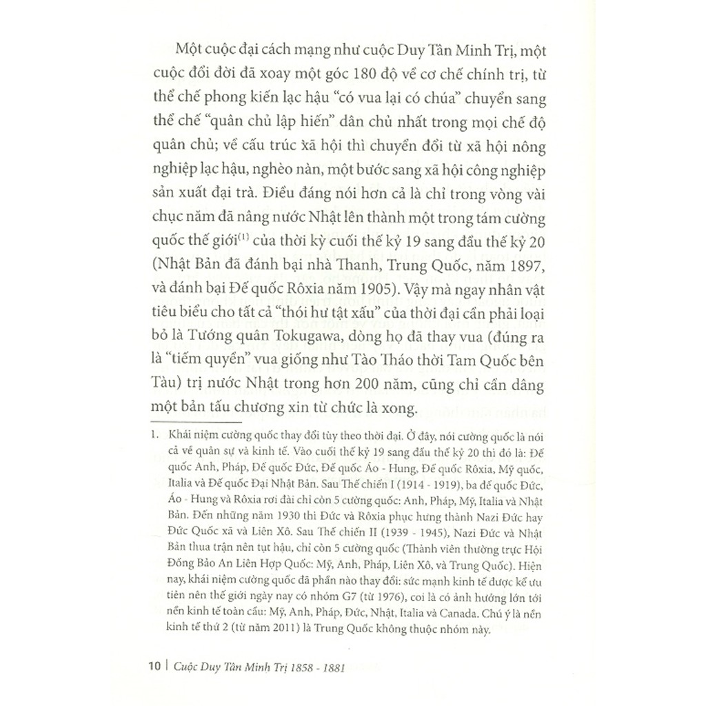 Sách - Cuộc Duy Tân Minh Trị (1858-1881) - Một Cuộc Cách Mạng Hiếm Thấy Trong Lịch Sử