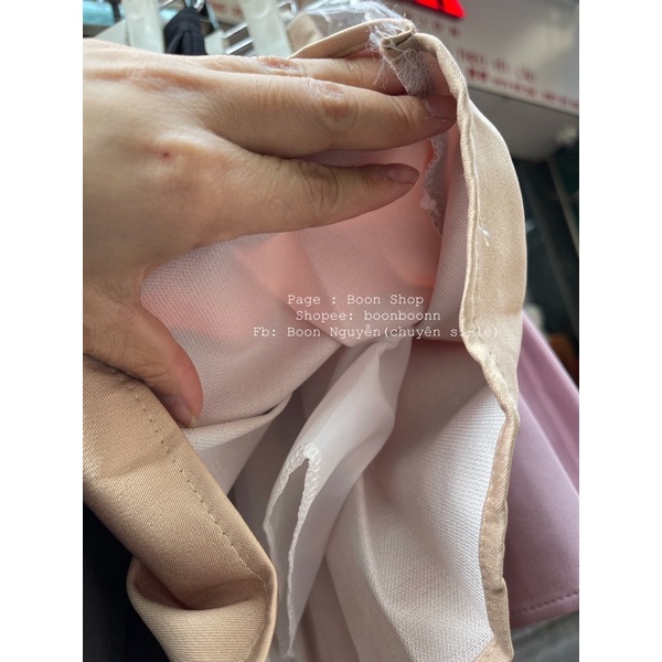 CHÂN VÁY XẾP LY THÊU ONG CHẤT VẢI XỊN DÀY DẶN CÓ LÓT HÀNG QUẢNG CHÂU MS17728