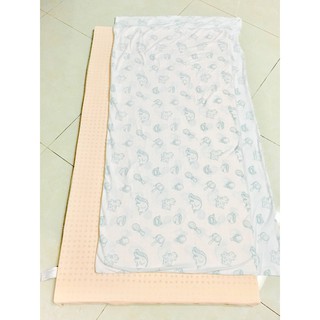 Áo nệm cho bé (drap) trắng Liên Á (02cm-nhiều kích thước)