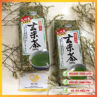 [Nhật Chính Hãng] Trà xanh gạo lứt rang Kuritano 200g nội địa Nhật Bản | Trà Gạo Lứt Nhật Bản 200g
