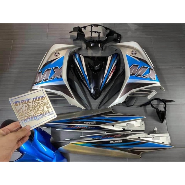 Áo Ex135 bạc đen tem Mx king