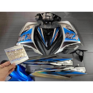 Áo ex135 bạc đen tem mx king