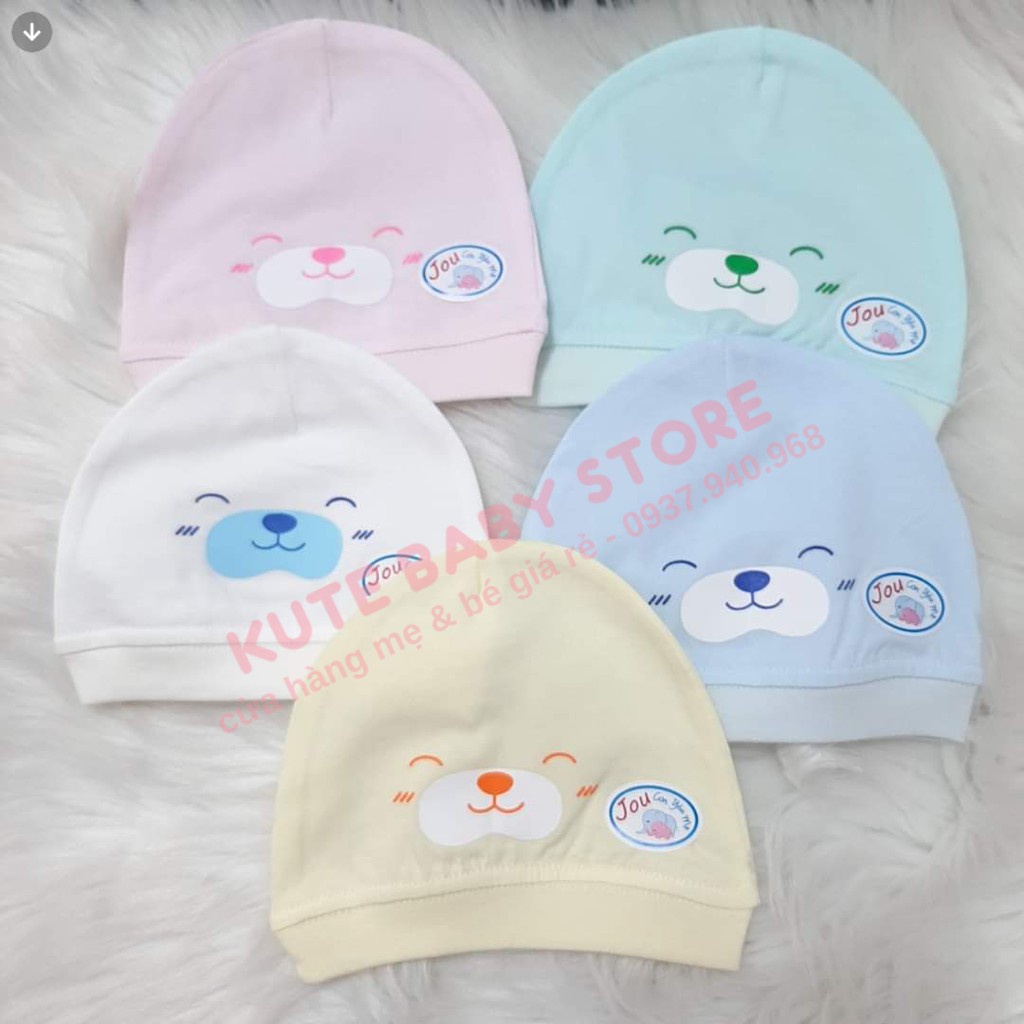 Nón/mũ cotton JOU sơ sinh