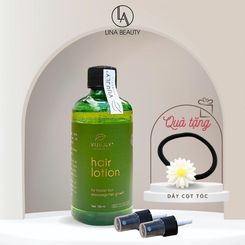 Tinh dầu bưởi xịt mọc tóc, xịt dưỡng tóc hair lotion vijully, Giúp giảm rụng tóc, kích mọc tóc nhanh dài, 100ml