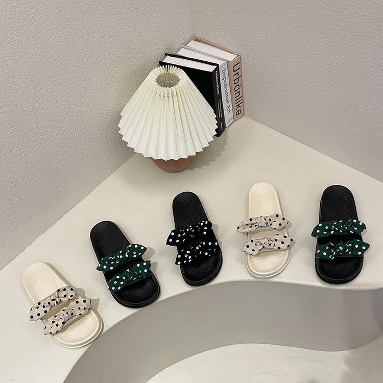 Xăng đan Nữ Đế Bằng Quai Nơ Thời Trang