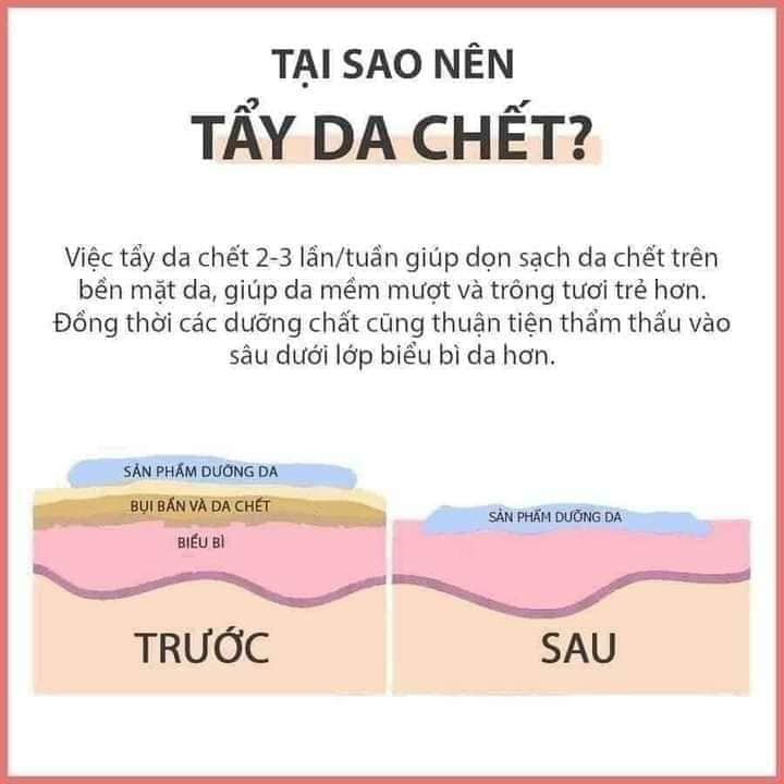 Tẩy tế bào chết LACO 80g cho làn da sạch mềm mịn