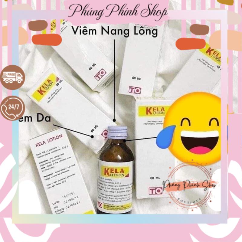 { HÀNG NỘI ĐỊA THÁI } Kela Lotion GIẢM VIÊM LỖ CHÂN LÔNG