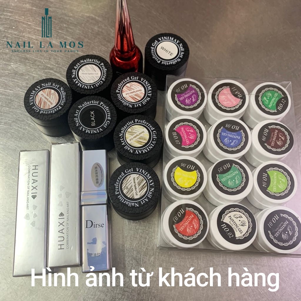 Gel nhện Vinimay chính hãng chất đậm đặc - gel mạng nhện nhũ sợi dai trang trí móng tay nghệ thuật