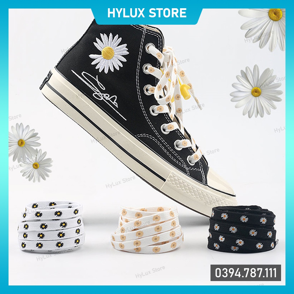 Dây giày hoa cúc + phụ kiện cho Converse, Nike loại xịn - Dây giày thể thao