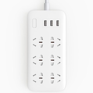 Ổ cắm điện Xiaomi 6 ổ x 3 cổng USB