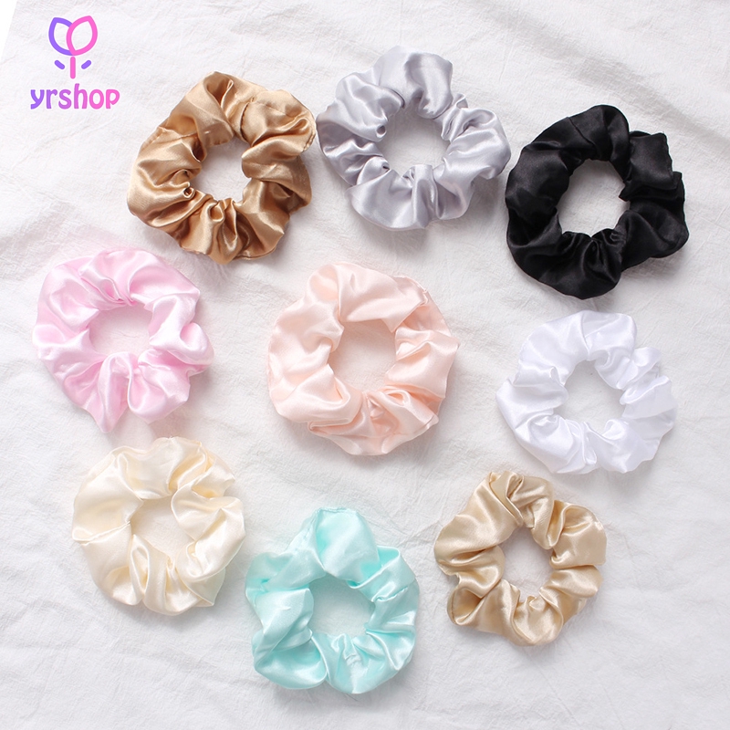 Dây Buộc Tóc Co Giãn Kiểu Dáng Đơn Giản Thời Trang Cho Nữ