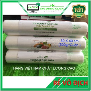 Túi đựng thực phẩm GREEN ECO 500gr - Túi tự phân hủy sinh học