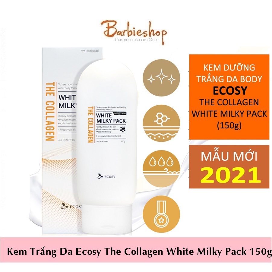 Kem Ủ Trắng Da Toàn Thân Ecosy 150ml