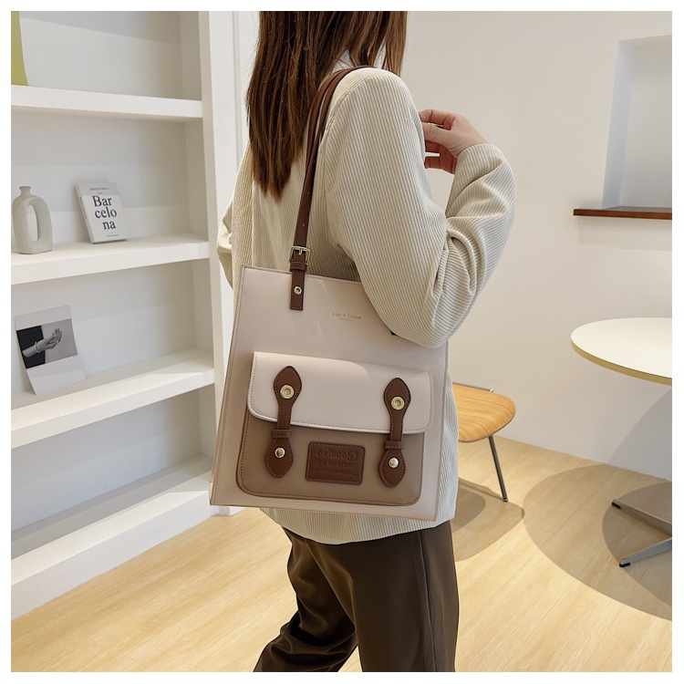 Túi đeo vai Tote Túi xách nữ đeo chéo kẹp nách công sở đi làm đi chơi đựng laptop giấy A4 da PU cao cấp