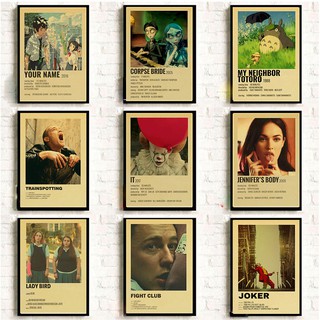 Poster Treo Tường In Hình Nhân Vật Phim Kill Bill / Pulp Fition