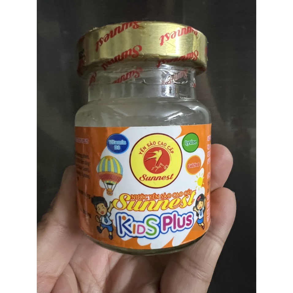 Lọ rời Yến kids Sunnest dành cho bé, giải pháp giúp bé thông minh, cao lớn