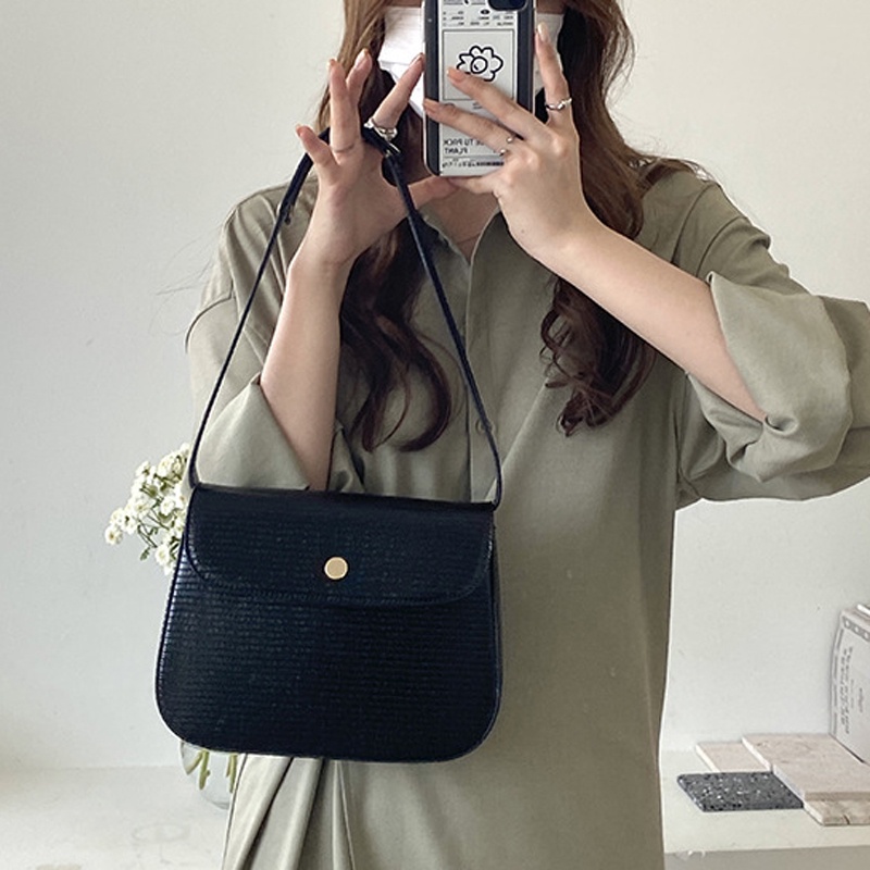 Túi đeo vai IELGY phong cách Pháp cổ điển thời trang cho nữ