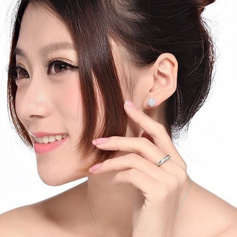 Khuyên tai bạc 925 thời trang nhiều kiểu tùy chọn dành cho bạn nữ