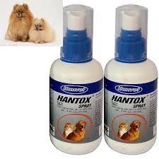 [Mã 159FMCGSALE giảm 8% đơn 500K] HANTOX- Spray thuốc xịt trị ghẻ, ve , bọ chét trên Chó. Chai 100ml