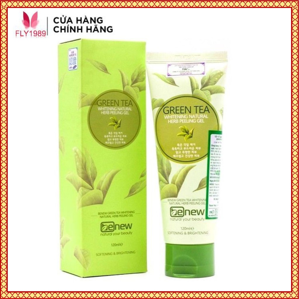 Tẩy da chết trà xanh Benew Green Tea Peeling Gel 120ml