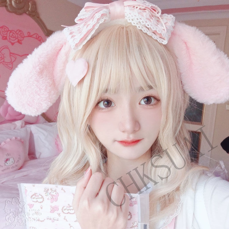 Băng Đô Hóa Trang Nhân Vật Hoạt Hình Kuromi Melody Thắt Nơ Đáng Yêu