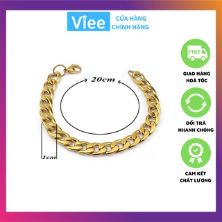 Lắc tay nam kiểu lặc mạ 24k cao cấp hàn quốc viee679