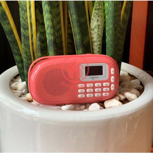 №Đài nghe nhạc mini thẻ nhớ FM loa tắm tiếng Anh Nogo