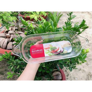🥐🍠 KHAY NƯỚNG THỦY TINH CHỊU NHIỆT LOCK&LOCK #1L3