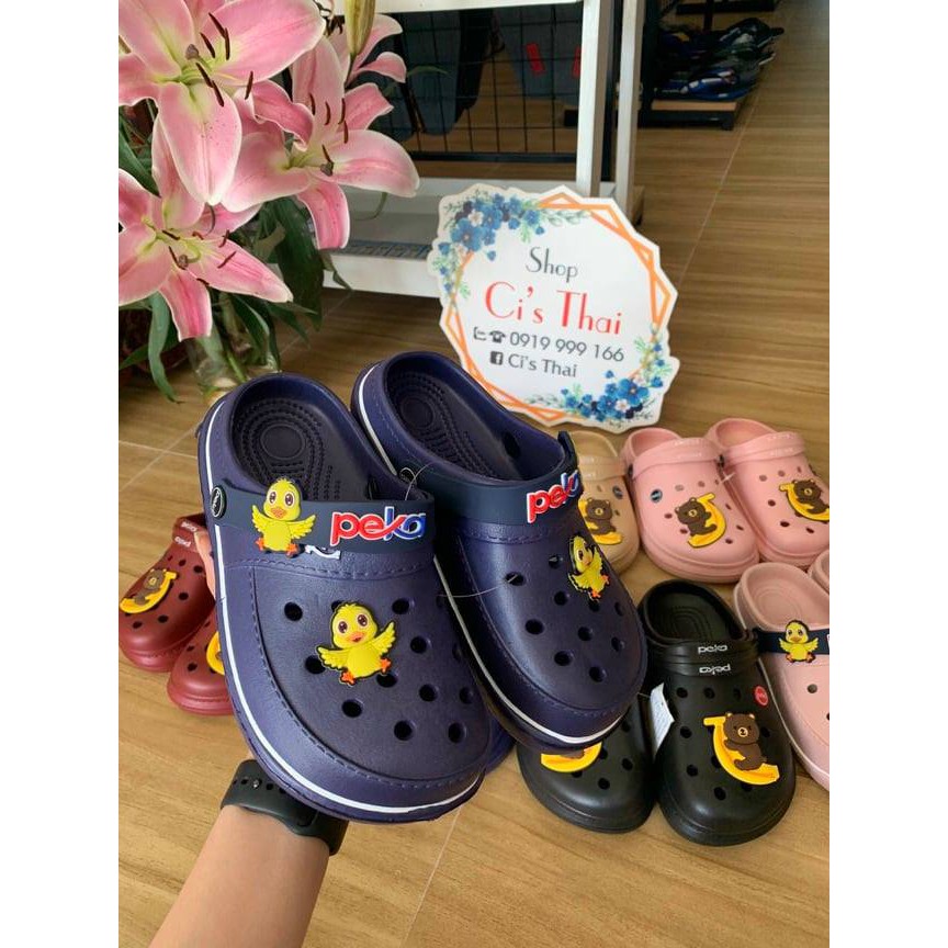 Dép crocss, hình con vịt - nhập khẩu Thái Lan - Peka Vịt