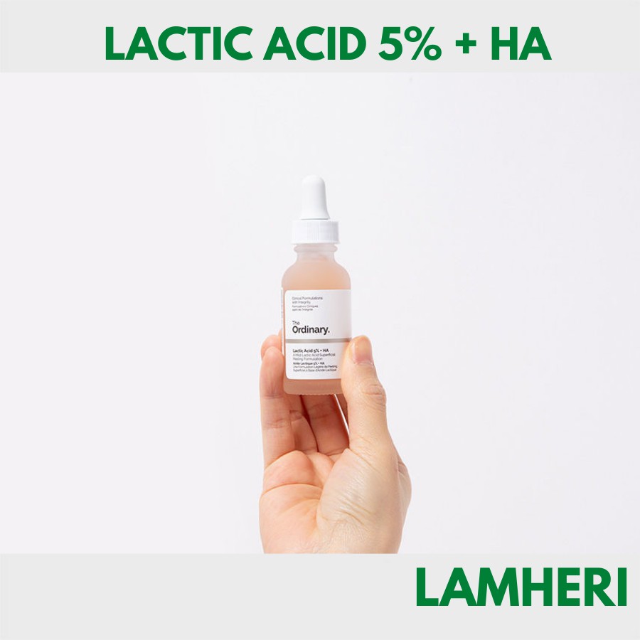 The Ordinary Lactic Acid 5% + HA - Serum Làm Sáng  Đều Màu Da