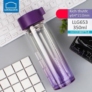 [sale siêu sốc] Bình lock thủy tinh 350 ml