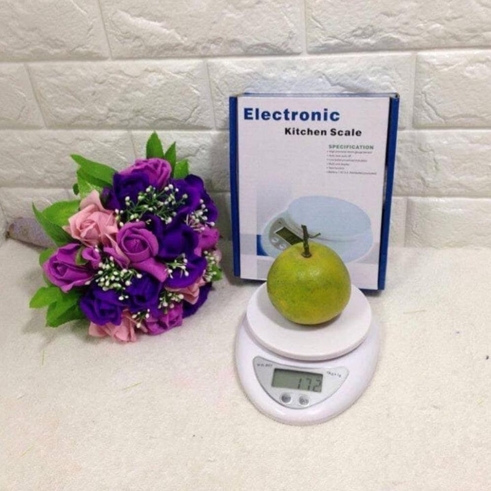 (hàng hót)Cân Tiểu Ly 5 Kg Electronic Kitchen Scale – cân thực phẩm gia vị nhà bếp tiện dụng