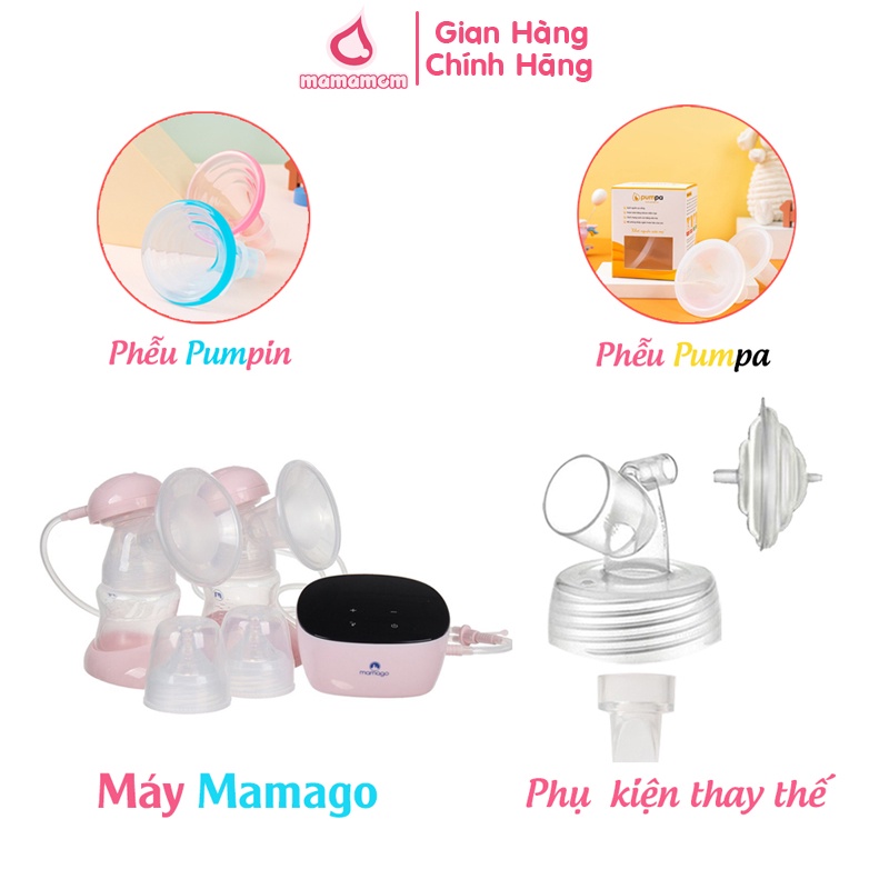 Phễu Hút Sữa Silicon Pumpa/Pumpin Cho Máy Hút Sữa Mamago