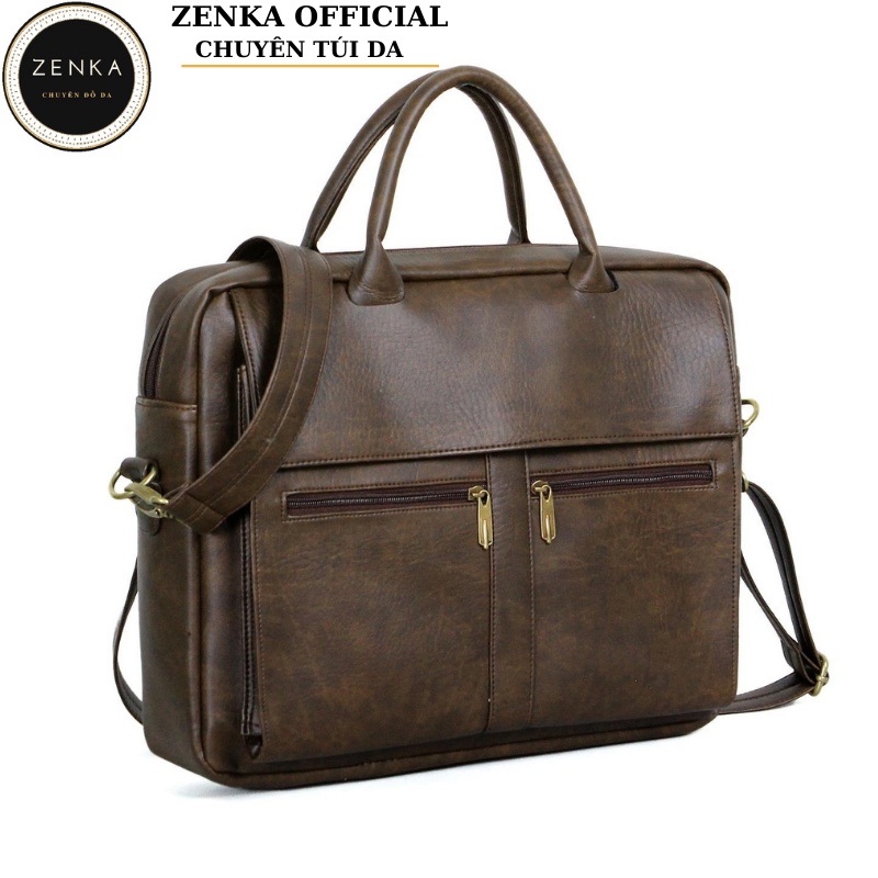 Túi đựng laptop 15.6 inch, cặp xách văn phòng công sở Zenka nhiều ngăn tiện dụng rất sang trọng và lịch lãm