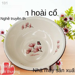 Chậu men kích thước Chậu men sắt chậu cưới hỏi cổ xưa chậu hoài cổ chậu rửa tráng men tinh khiết chậu rửa chậuE