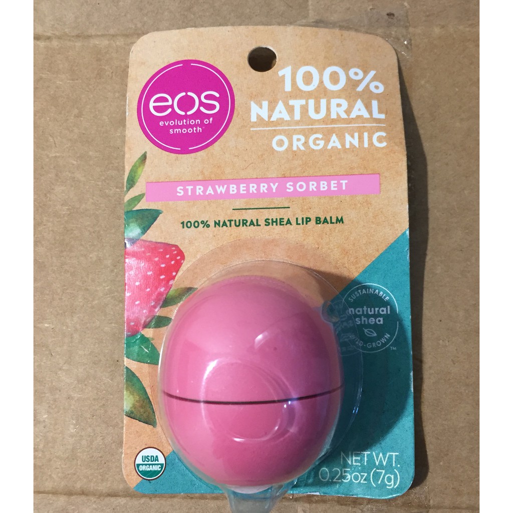 Son dưỡng hình quả trứng EOS - 7g - Nguyên hộp - Nhiều mùi hương thơm gây nghiện