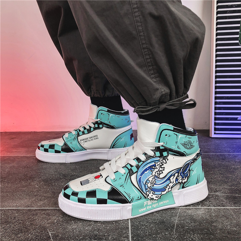 [Mã FAGREEN245 giảm 10% tối đa 30K đơn 99K] Men's fashion high-neck sports shoes | BigBuy360 - bigbuy360.vn