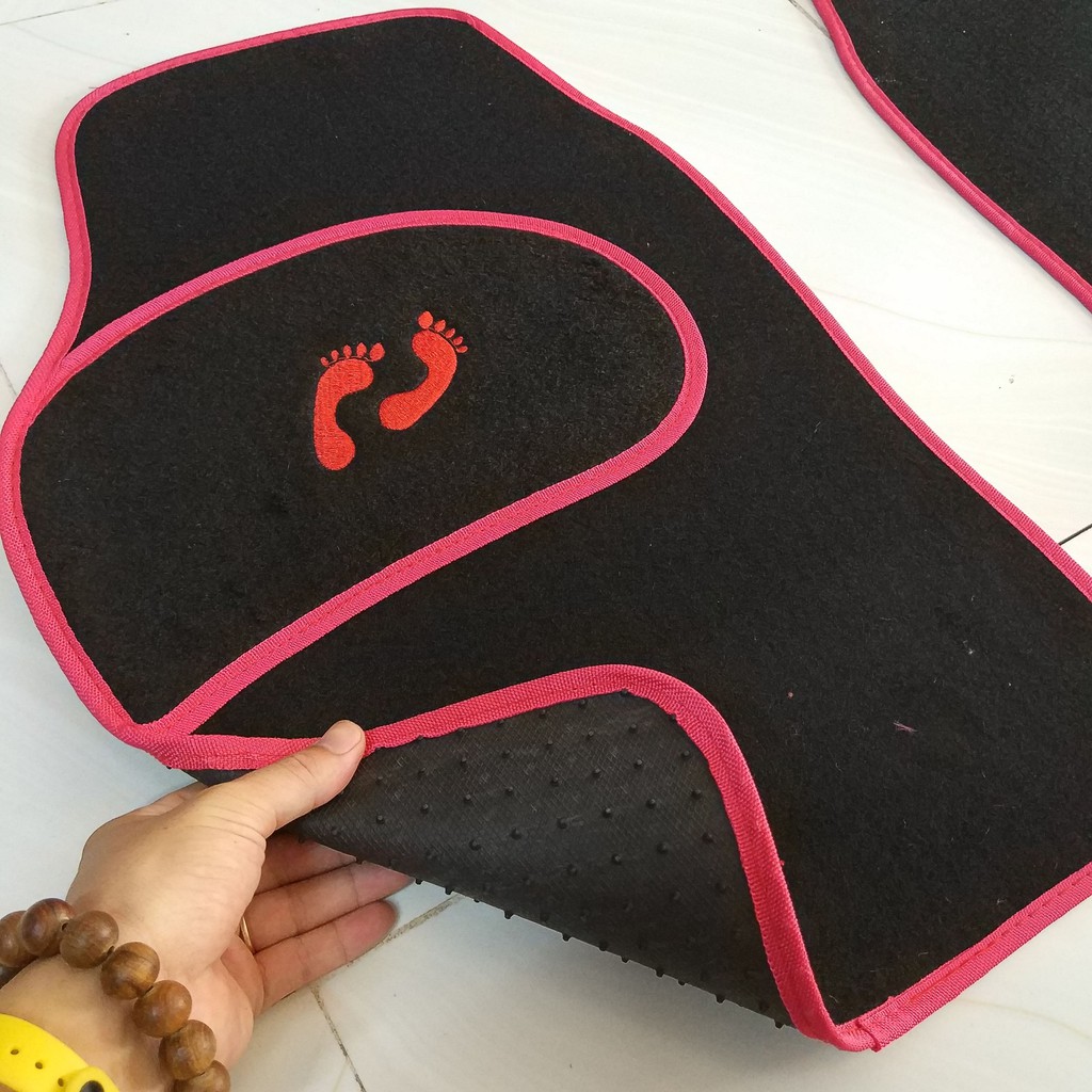 Thảm lót sàn ô tô 4-5 chỗ bằng nỉ dùng được  hầu hết các xe  - HÀNG CHUẨN - CỰC ĐẸP