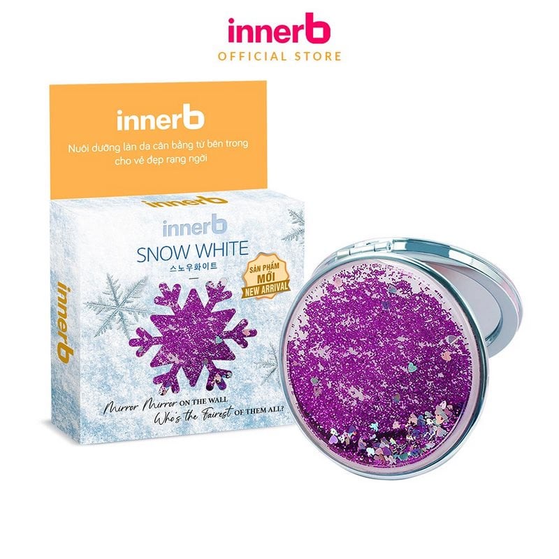 [Gift] Bộ sưu tập gương 5 màu Innerb Snow White (ngẫu nhiên 1 màu bất kì)