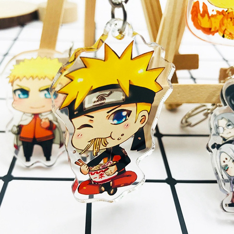 Tmdbyx Móc khóa bằng nhựa hình Naruto HD