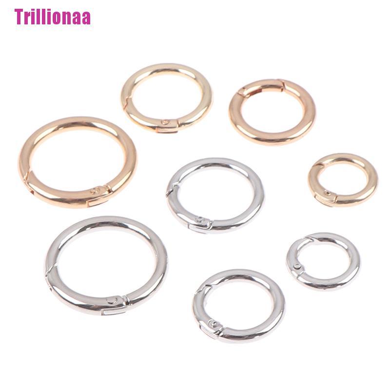 Bộ 2 Móc Khóa Chữ O Bằng Kim Loại Cho Túi Xách / Ví Cầm Tay