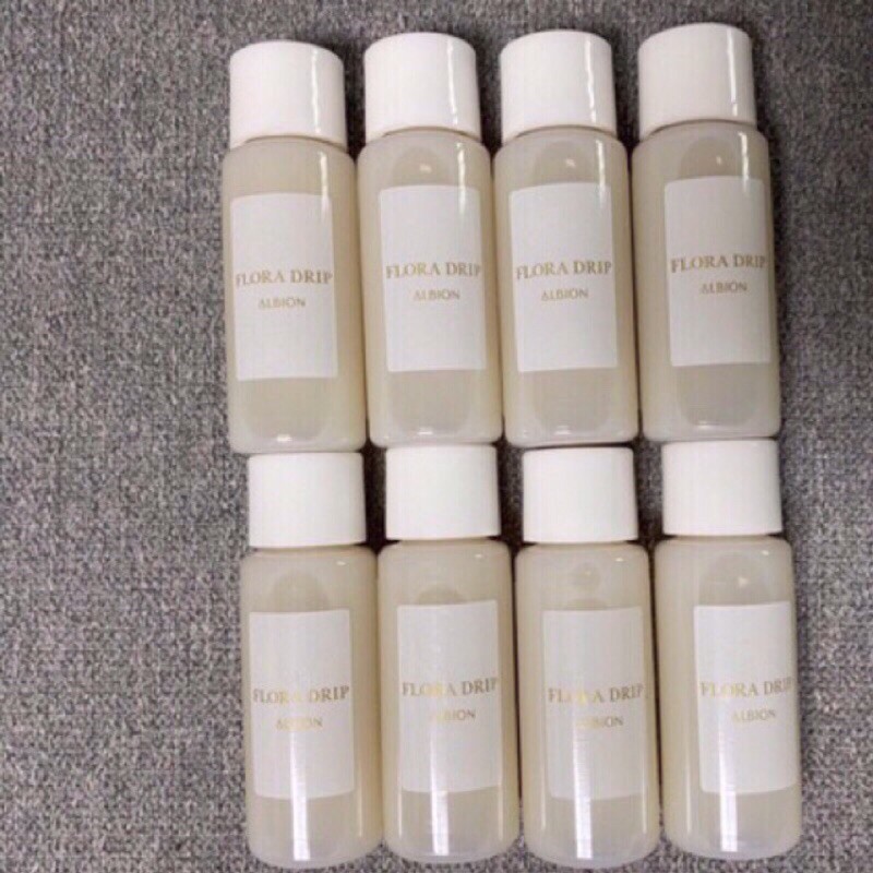 Nước dưỡng tinh chất trắng da chống lão hóa thế hệ mới FLORA DRIP Albion mini size 24ml