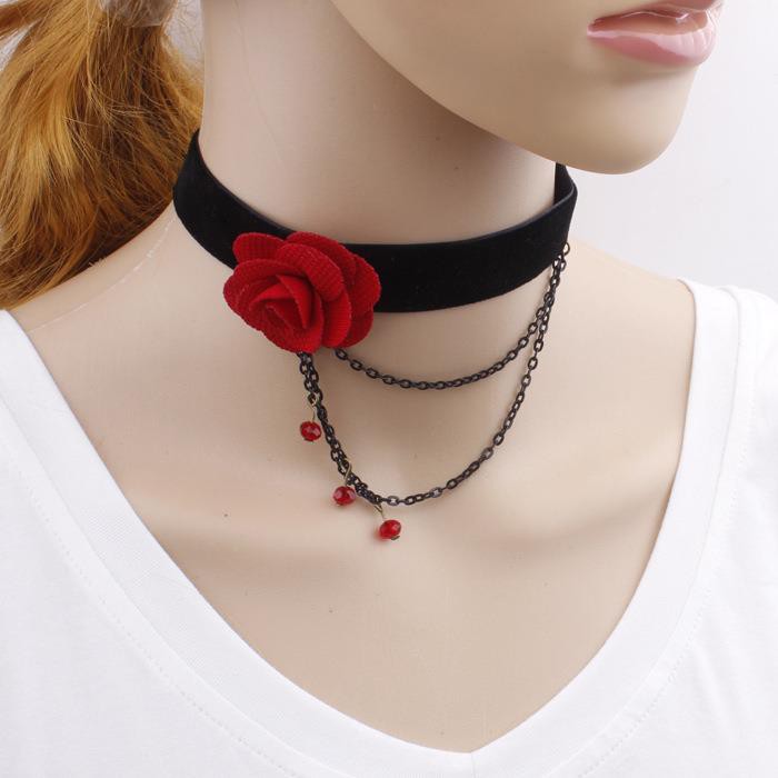 Vòng cổ dây chuyền Choker tatoo phong cách cá tính mới lạ thiết kế thời trang độc đáo phong cách Hàn Quốc